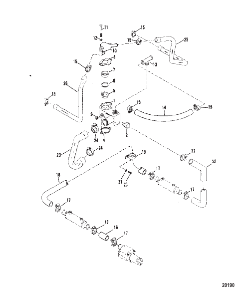Thermostat Housing (Standard Cooling)