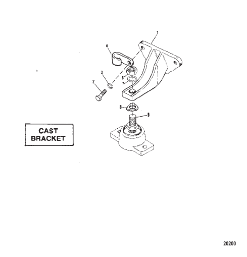 Engine Mounting (Cast Bracket)