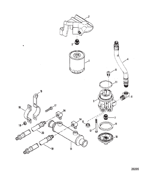 Oil Filter and Adapter