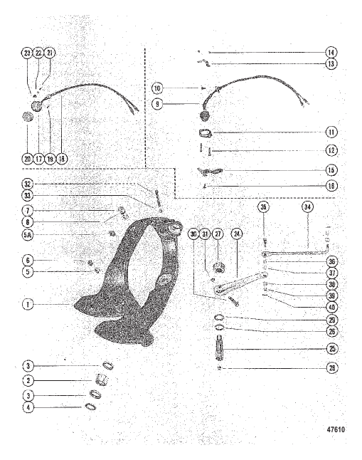 GIMBAL RING ASSEMBLY AND STEERING LEVER