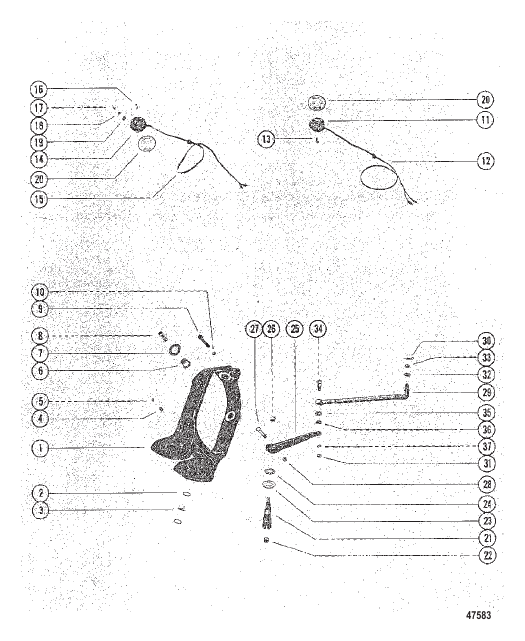 GIMBAL RING AND STEERING LEVER