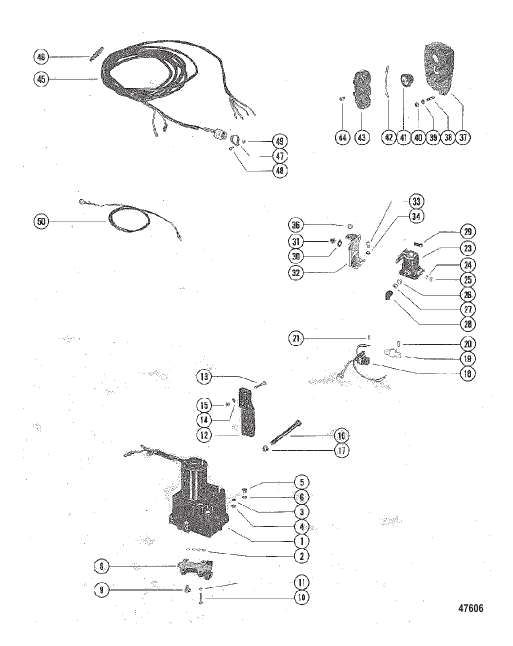 HYDRAULIC PUMP AND TRIM INDICATOR CONTROL PANEL