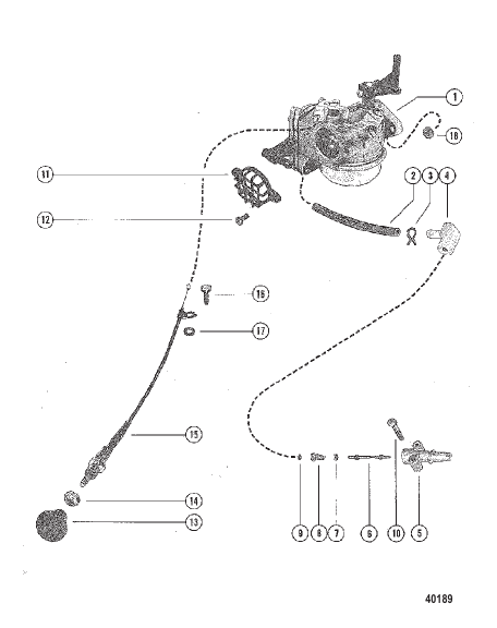 CARBURETOR AND CHOKE ASSEMBLY