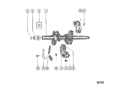 CRANKSHAFT AND CENTER MAIN BEARING ASSEMBLY