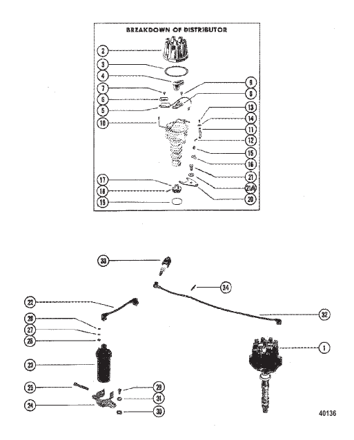 DISTRIBUTOR ASSEMBLY (MALLORY)