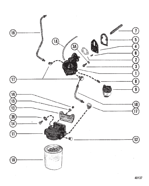 FUEL PUMP AND FUEL FILTER