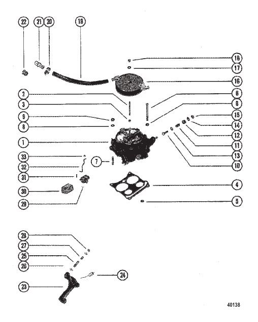 CARBURETOR AND AUTOMATIC CHOKE