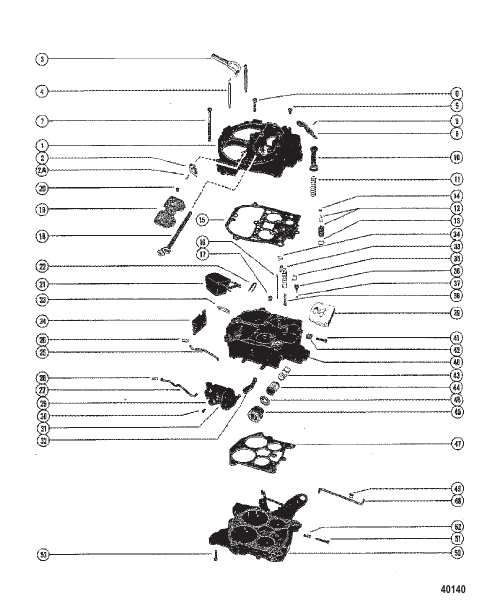 CARBURETOR ASSEMBLY COMPLETE (With Sight Glass)