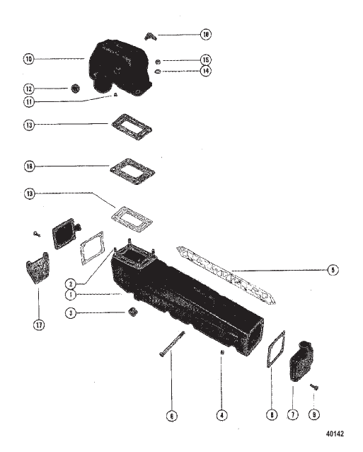 EXHAUST MANIFOLD AND EXHAUST ELBOW