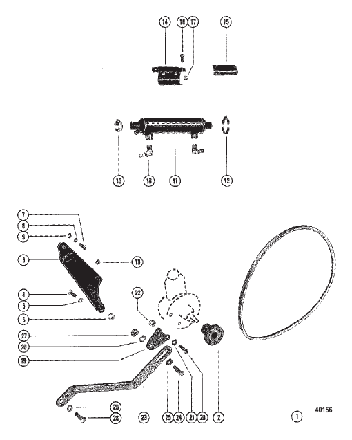 POWER STEERING COMPONENTS (USES HOSES)