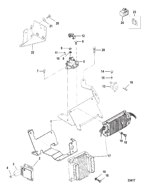 ELECTRICAL BRACKET AND COMPONENTS