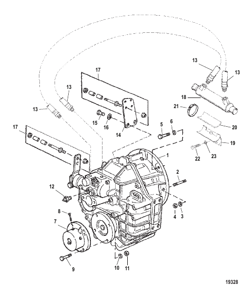 TRANSMISSION AND RELATED PARTS (HURTH 630)