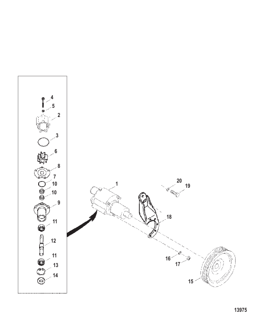Sea Water Pump Assembly