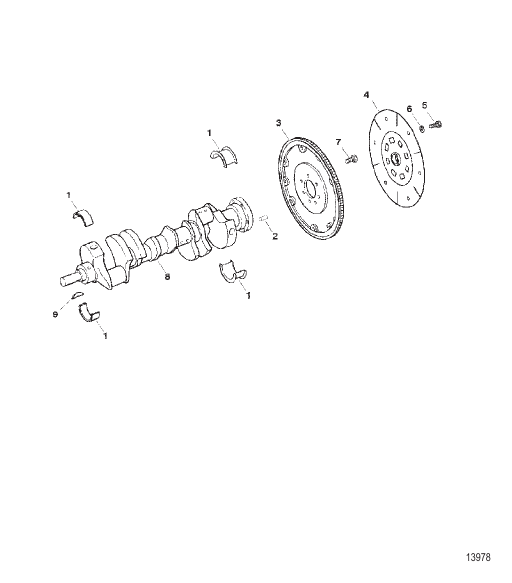 Crankshaft And Flywheel