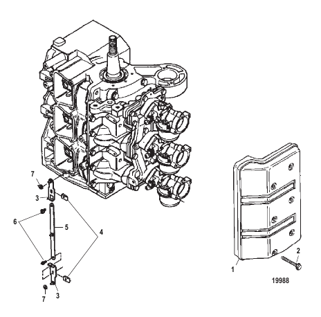 Intake Cover / Throttle Linkage