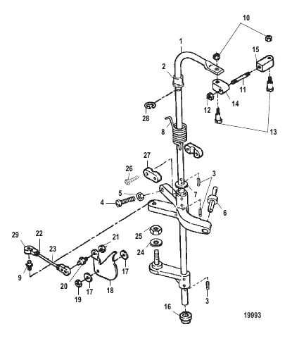 Towershaft and Throttle Linkage