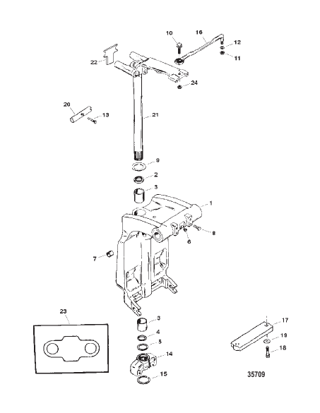 Swivel Bracket and Steering Arm