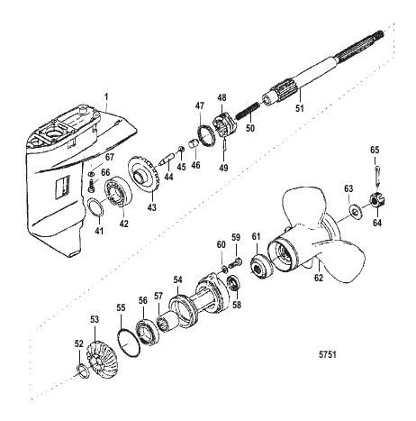 Gear Housing Propeller Shaft