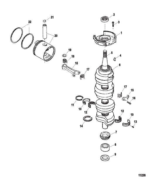 Crankshaft and Piston