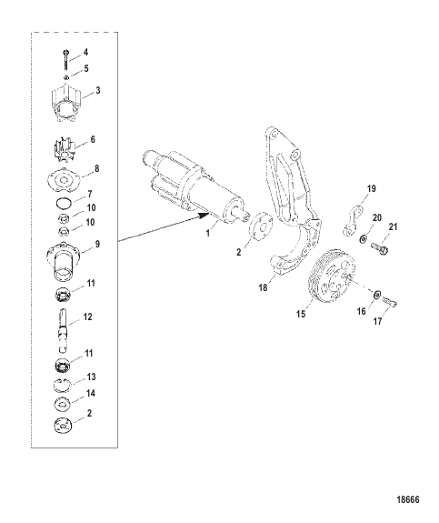 Sea Water Pump Assembly
