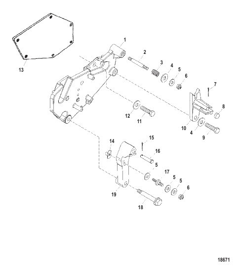 Shift Bracket (Bravo)