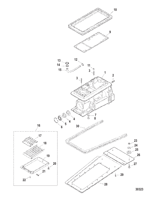 Jet Drive Housing Components