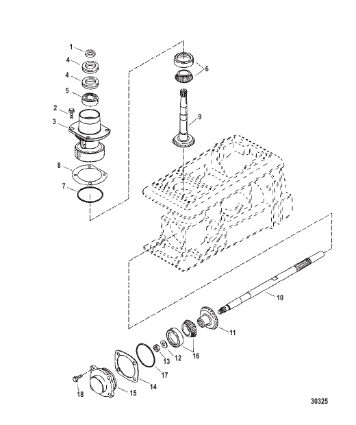 Pinion And Impeller Shaft
