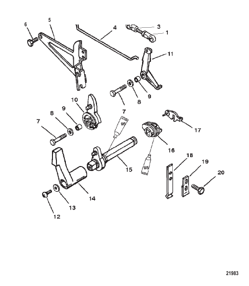 Throttle and Shift Linkage