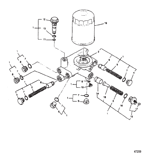 OIL FILTER BASE ASSEMBLY