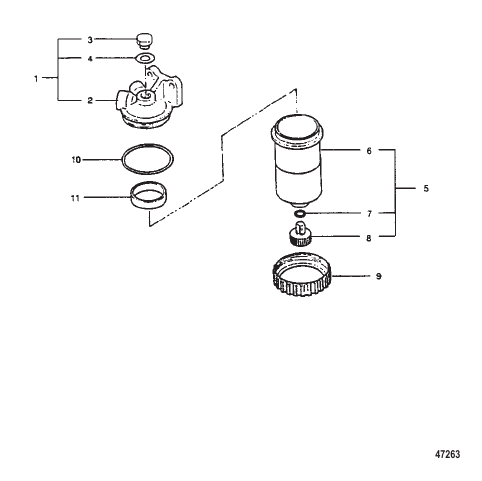 WATER SEPARATOR ASSEMBLY