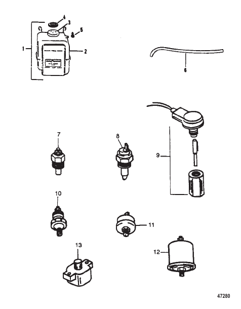 MISCELLANEOUS ENGINE PARTS