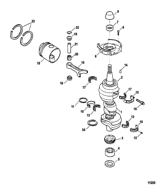 Crankshaft and Piston