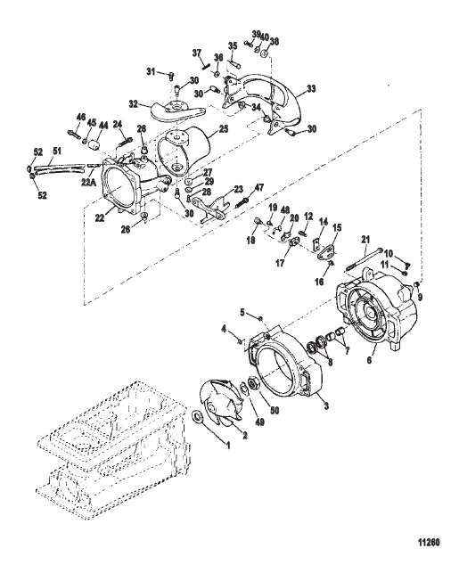Nozzle/Rudder Components (Splined Drive)
