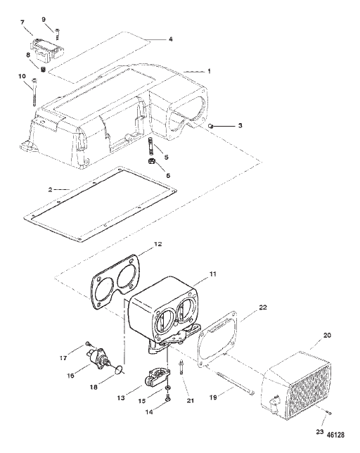 INTAKE PLENUM AND FLAME ARRESTOR