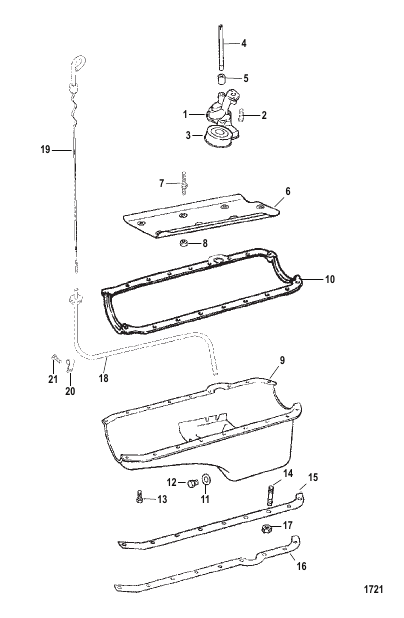 OIL PAN AND OIL PUMP