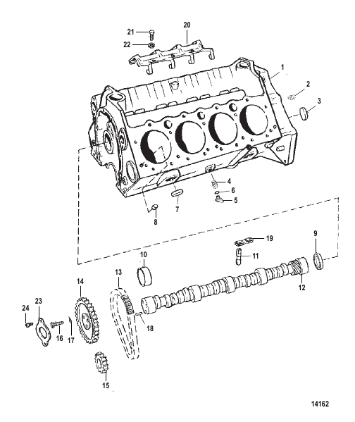 Cylinder Block and Camshaft