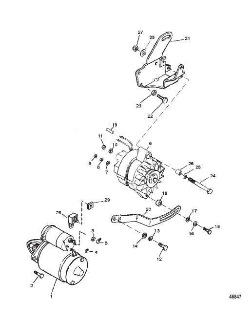 STARTER AND ALTERNATOR