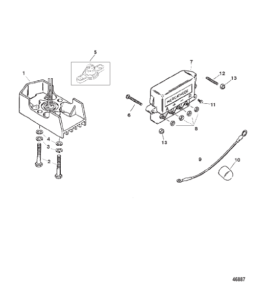 MERCATHODE COMPONENTS