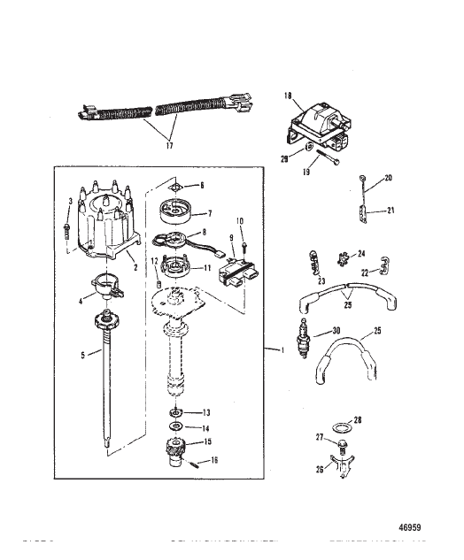 DISTRIBITOR AND IGNITION COMPONENTS