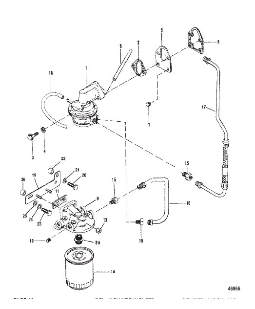 FUEL PUMP AND FUEL FILTER