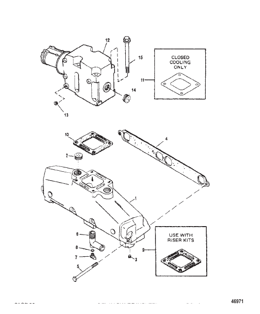 EXHAUST MANIFOLD AND EXHAUST ELBOW (ALPHA)
