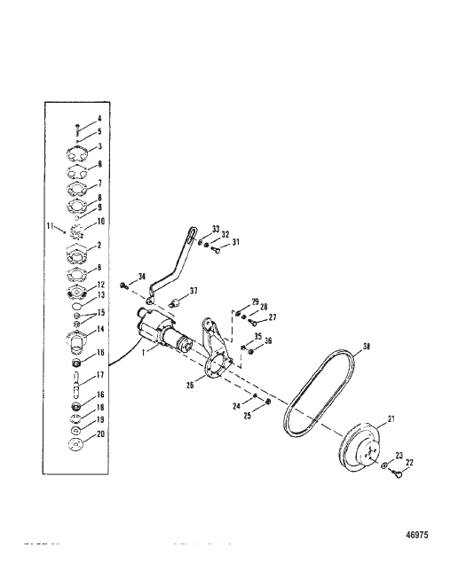 SEA WATER PUMP ASSEMBLY