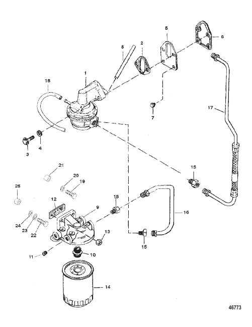 FUEL PUMP AND FUEL FILTER