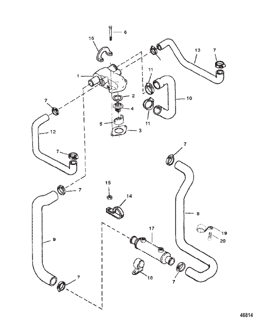 STANDARD COOLING SYSTEM (ALPHA ENGINES)