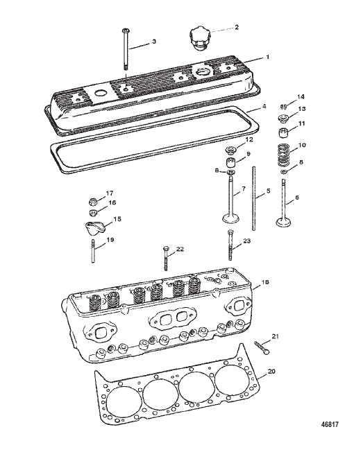 CYLINDER HEAD AND ROCKER COVER