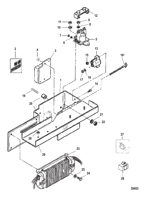 ELECTRICAL BOX AND COMPONENTS