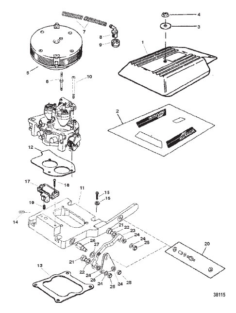 THROTTLE LINKAGE (5.7LX ALPHA AND BRAVO)