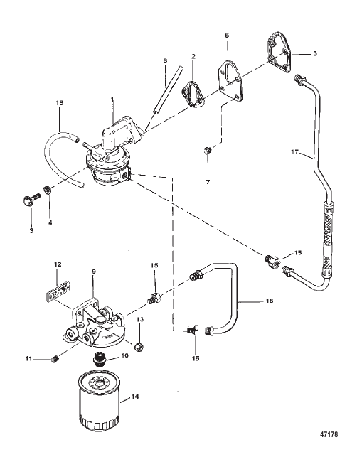 FUEL PUMP AND FUEL FILTER