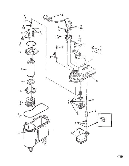 VAPOR SEPARATOR TANK