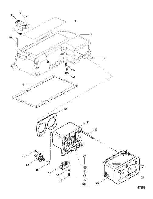 INTAKE PLENUM AND FLAME ARRESTOR
